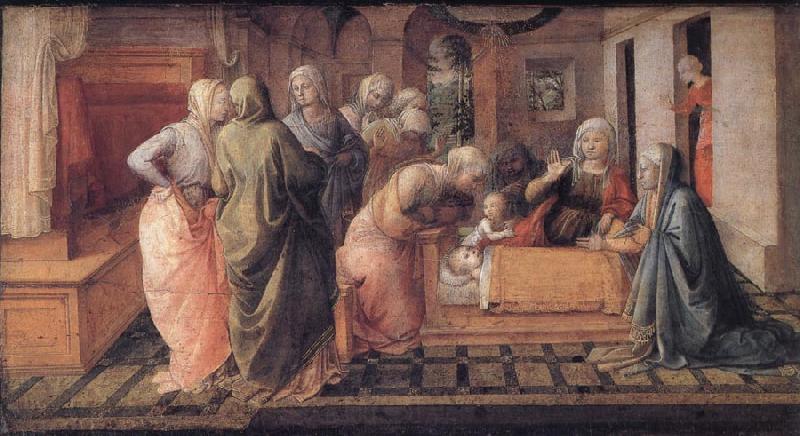 Fra Filippo Lippi The Infant St Ambrose's Mirache of the Bees Norge oil painting art